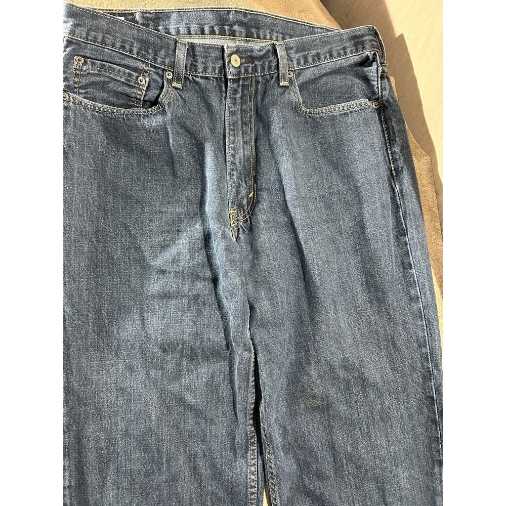 Levi's 550 Jeans Mens 38x32 Relaxed Fit Straight Leg Blue Denim 00550-0032 - Picture 9 of 12